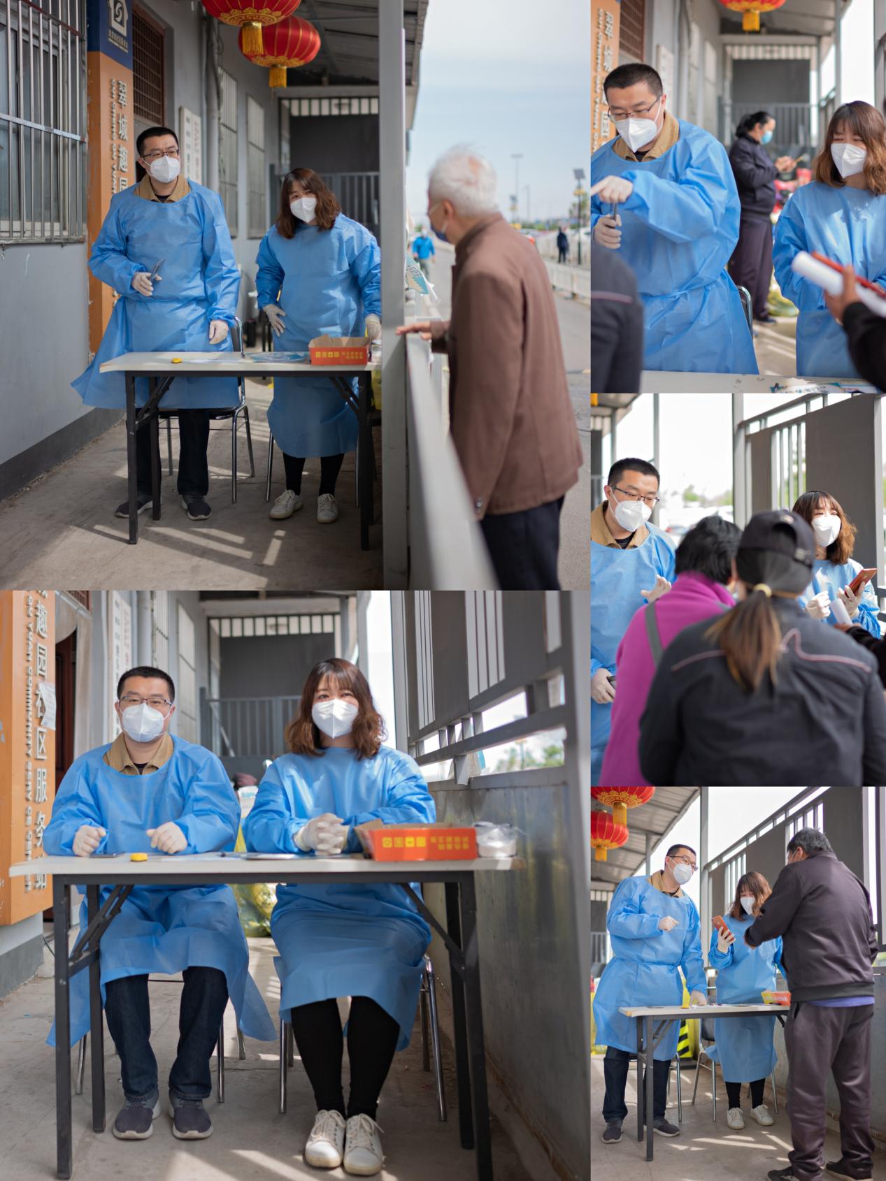 邱瑀璐同志就地转换为志愿者社区服务工作